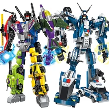 Legoings Transformered Building Blocks Brinquedos Model set Compatible Deformation Robot Children Boy Toys Christmas Gifts