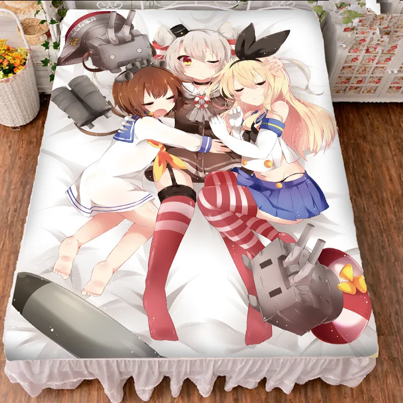 Коллекция аниме Kantai с персонажами канклеля привлекательная девушка Конго Nagato