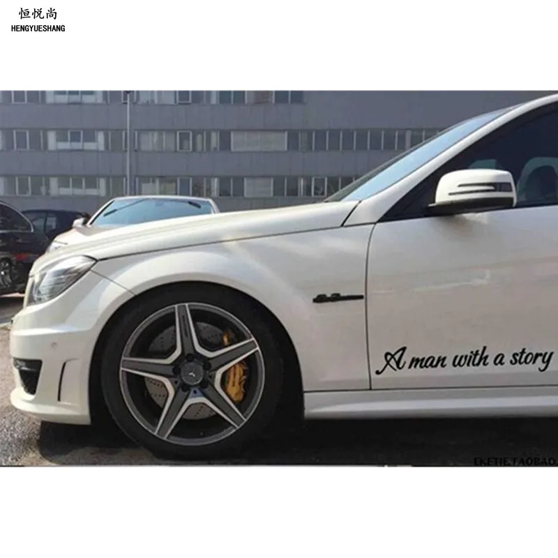 Человек с история Наклейки для автомобиля Mercedes Benz A200 A180 B180 B200 cla gla AMG c e CLS GLK CLK SLK Class
