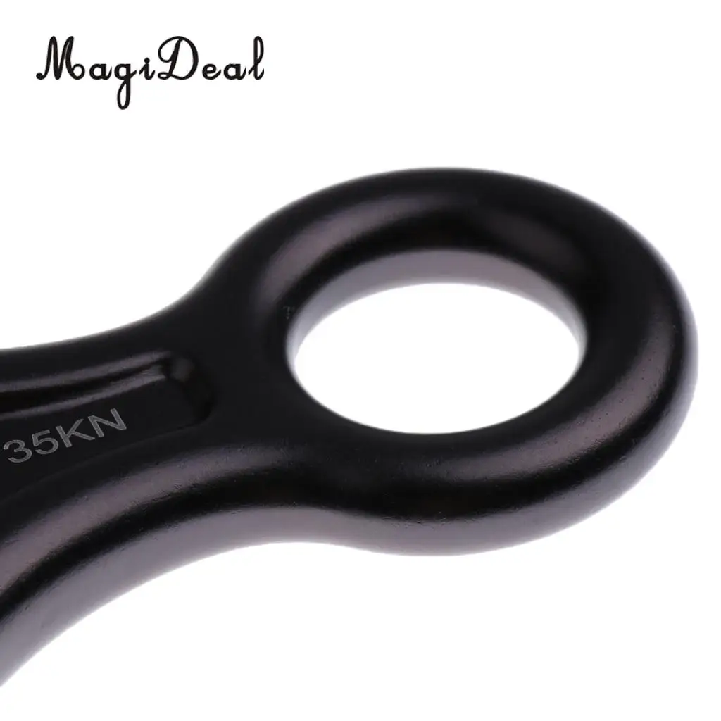 MagiDeal 35KN Figure 8 Shape Descender Rock Climbing Rappel Belay Device 3 Colors for Rappelling Rescue Rock Climbing Caving