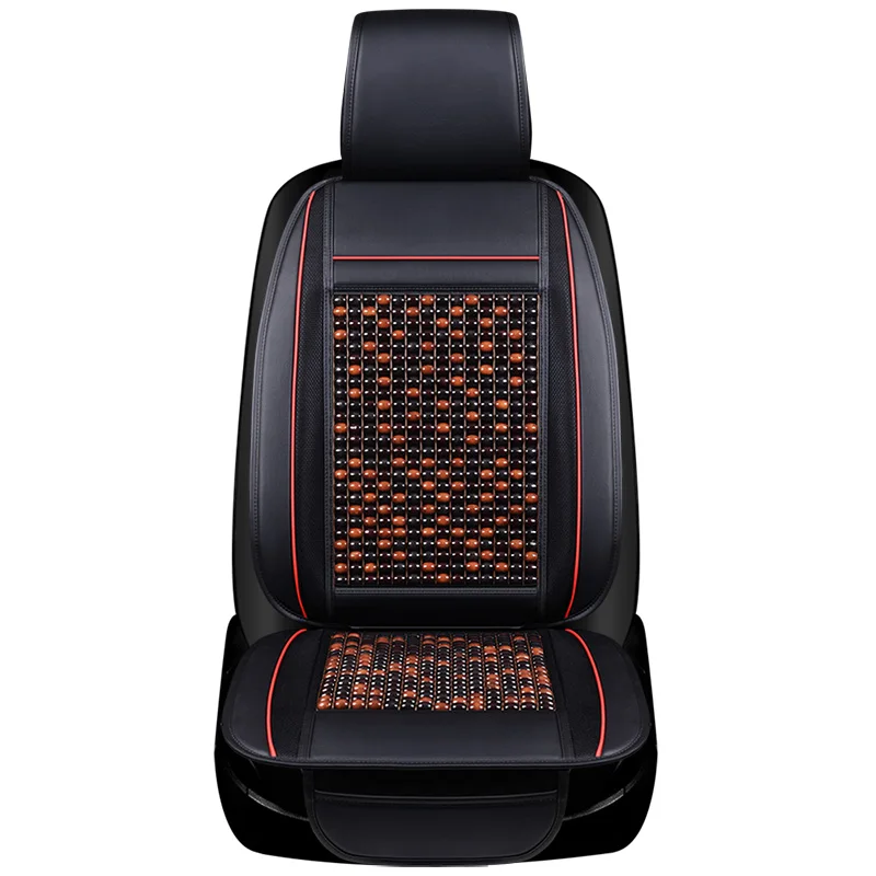 

KKYSYELVA 1pcs Front Universal Car seat Cover Summer Lumbar support for office home Chair Seat Cushion Interior Accessories