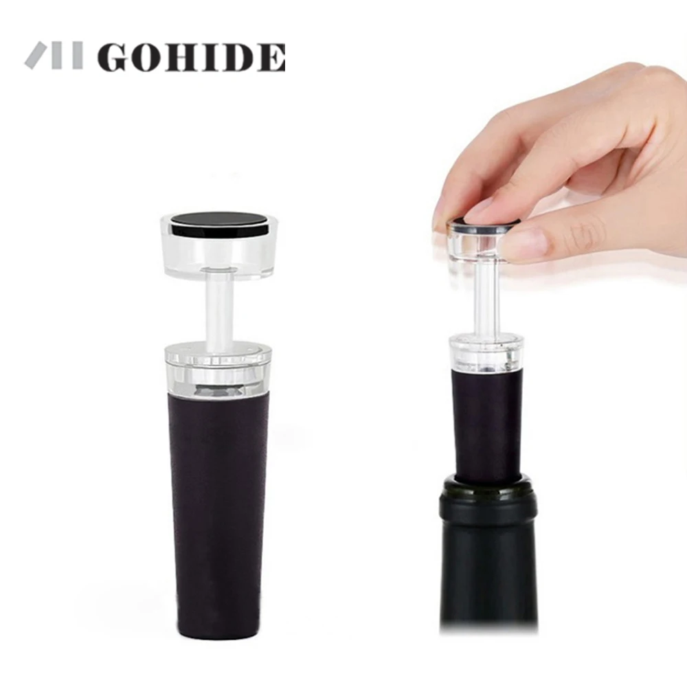 

Wine stopper vacuum stopper red wine bar set aspitation pump wine bottle tampion pouring device with worldwide shipping free
