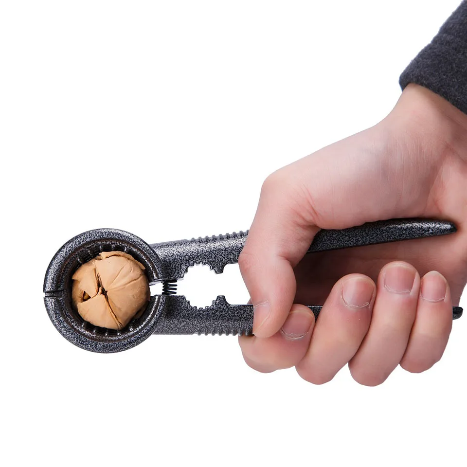 FINDKING Heavy Duty Nut Cracker Pecan Walnut Plier Opener Tool with Non-slip Handle