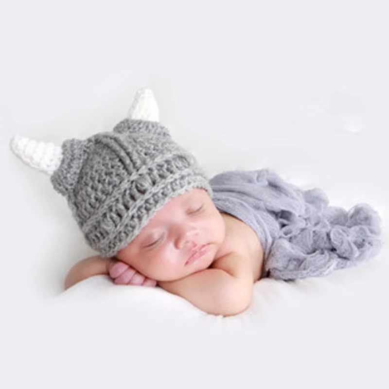 Infant Christmas Gifts Toddler Handmade Knitted Crochet Baby Hat Cap