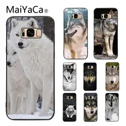 MaiYaCa чехол для Galaxy S9 волк на снегу замечательные Популярные чехол для телефона для samsung Galaxy S8 плюс S9 плюс