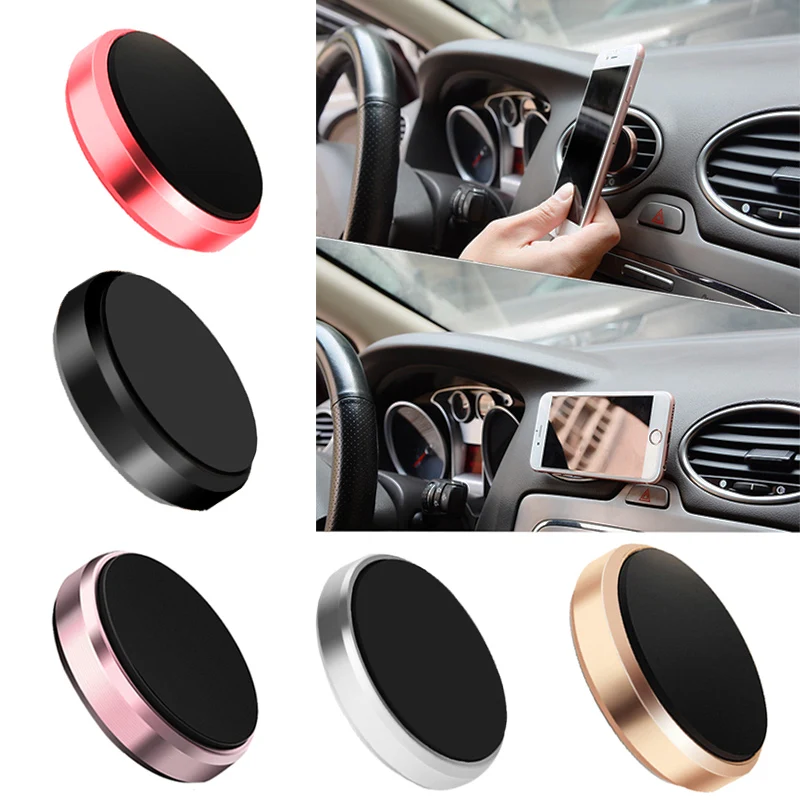 

1PC Universal Smartphone Car GPS Bracket Magnetic Stand Dashboard Mount Metal Phone Holder Car Styling Tools car magnetic holder