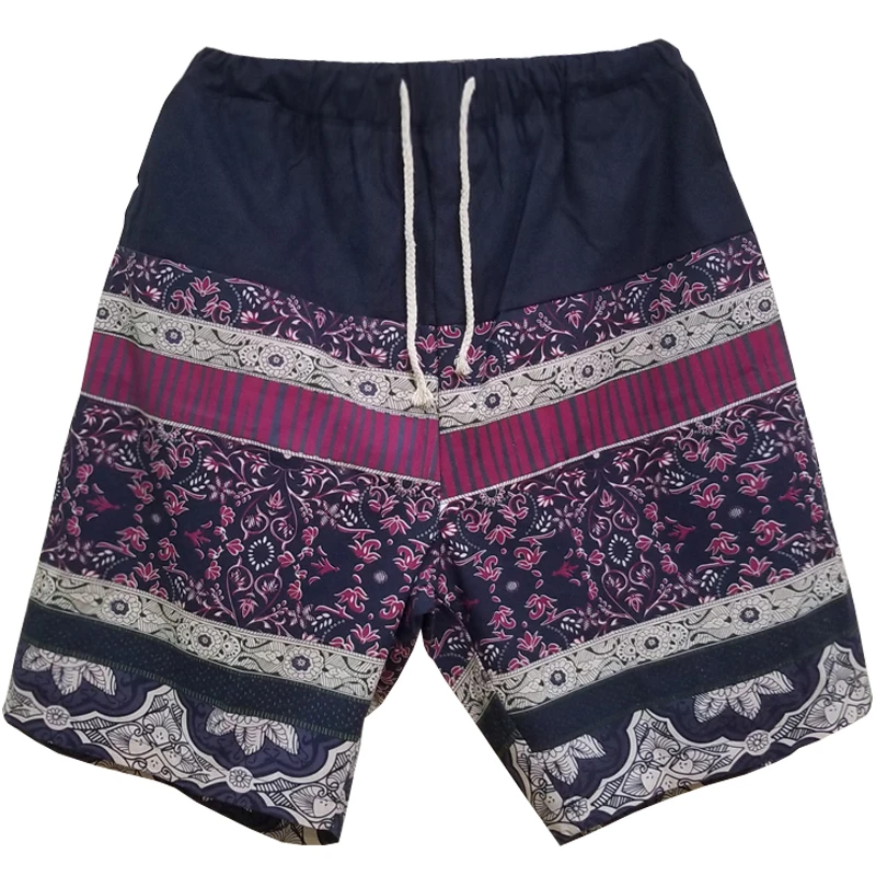 Для Мужчин's Повседневное плоский фронт Classic подходят свободные хлопковые короткие летние Пляжные шорты для Для мужчин с эластичной резинкой на талии 6XL 7XL 8XL 5XL