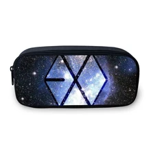 VEEVANV New EXO Letter Pints Pencil Case Girls School font b Wallets b font Cute Cartoon
