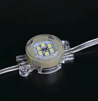 

DC24V input 30mm diameter;20pcs/string IP68 led module;6pcs 2835 SMD LED