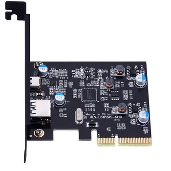 

2 Ports External USB 3.1 (10Gbps) PCI Express Card tp 1 X Type C & 1 x Type A Port
