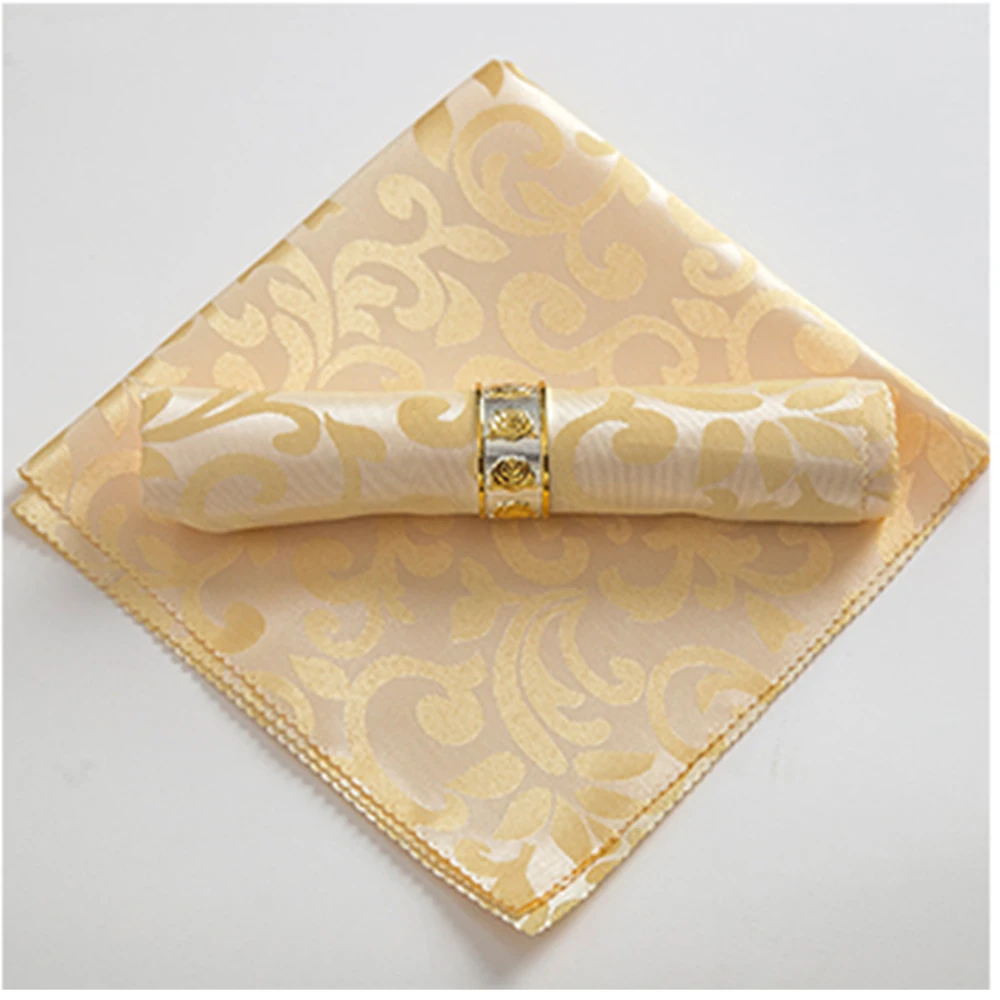 

10pcs/lot wedding table napkin fabric polyester dining napkin servilletas tela home decoration tea towel
