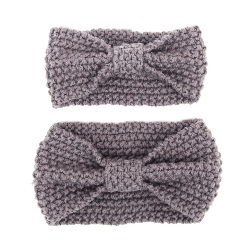 2-Pcs-lot-Mom-And-Kids-Headband-Solid-Woolen-Knotted-Turban-Wide-Warm-Ear-Turban-Stretch (3)