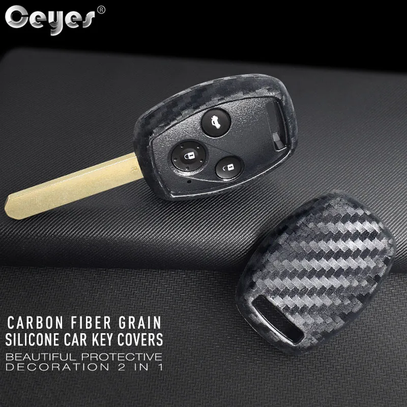 

Ceyes Carbon Fiber Auto Protect Sticker Cover Car Styling Accessories Case For Honda Civic Accord City For CRV Fit Odyssey Shell