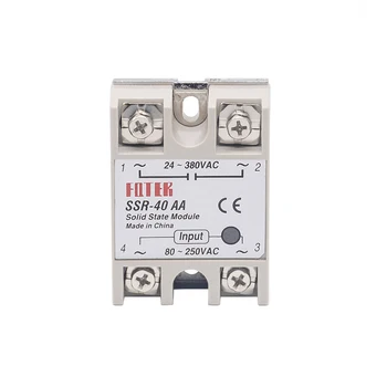 

solid state relay SSR-40AA 40A actually 80-250V AC TO 24-380V AC SSR 40AA relay solid state