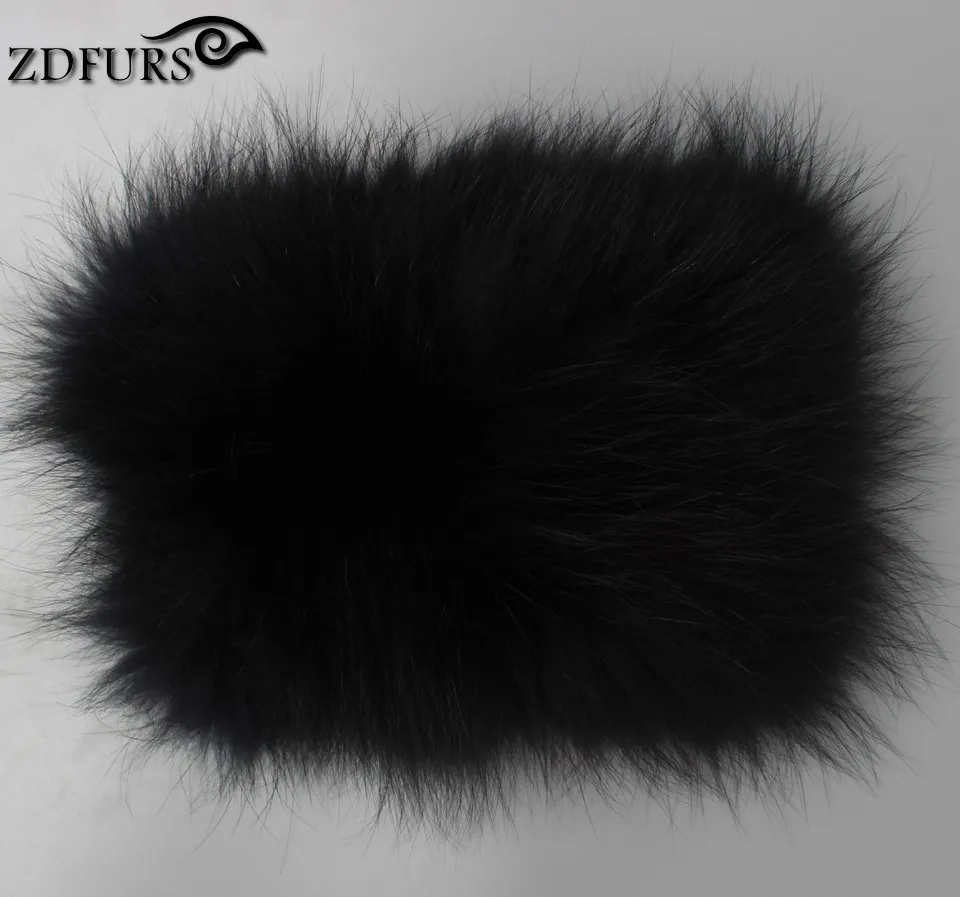 FXFURS 2020 Новинка реальная фотосессия трикотажная Теплая повязка на голову для