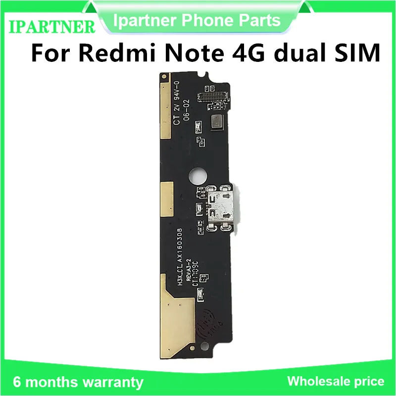 Для Xiaomi Redmi Note 4G Dual SIM зарядный порт Micro USB зарядное устройство док разъем гибкий