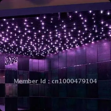 Us 100 0 Fiber Star Ceiling Kit 16w Led Light Engine With Wireless Remote 60pcs 1 5mm Fiber 3m Long In Optic Fiber Lights From Lights Lighting On