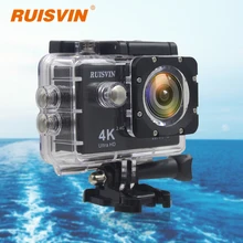 RUISVIN F60 4 K WI-FI экшн Камера 1080 P 60fps со сверхвысоким разрешением Ultra HD, 16MP спортивные Камера Go Водонепроницаемый Pro DV видеокамера 170 градусов Водонепроницаемая камера на шлем