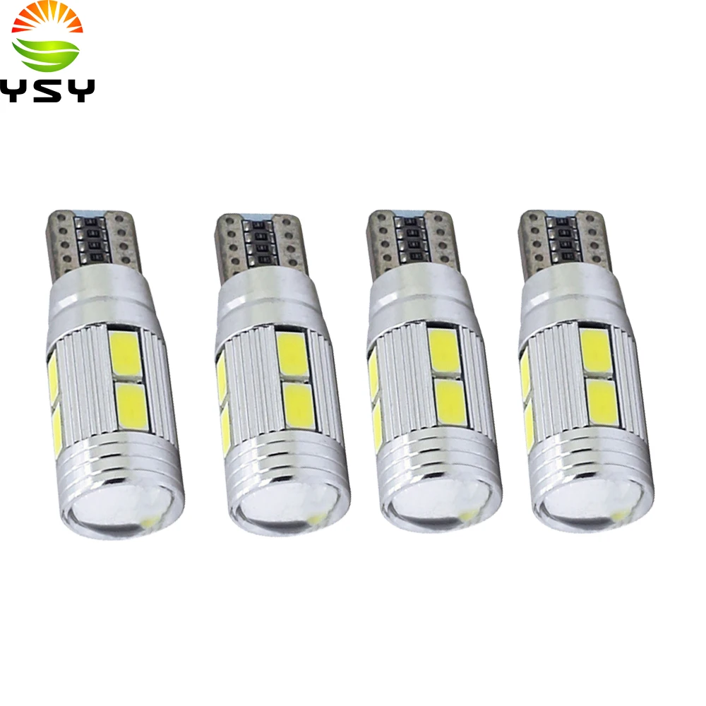 YSY 4 шт. t10 w5w 6 smd 10 Автомобильная светодиодная лампа canbus интерьерная