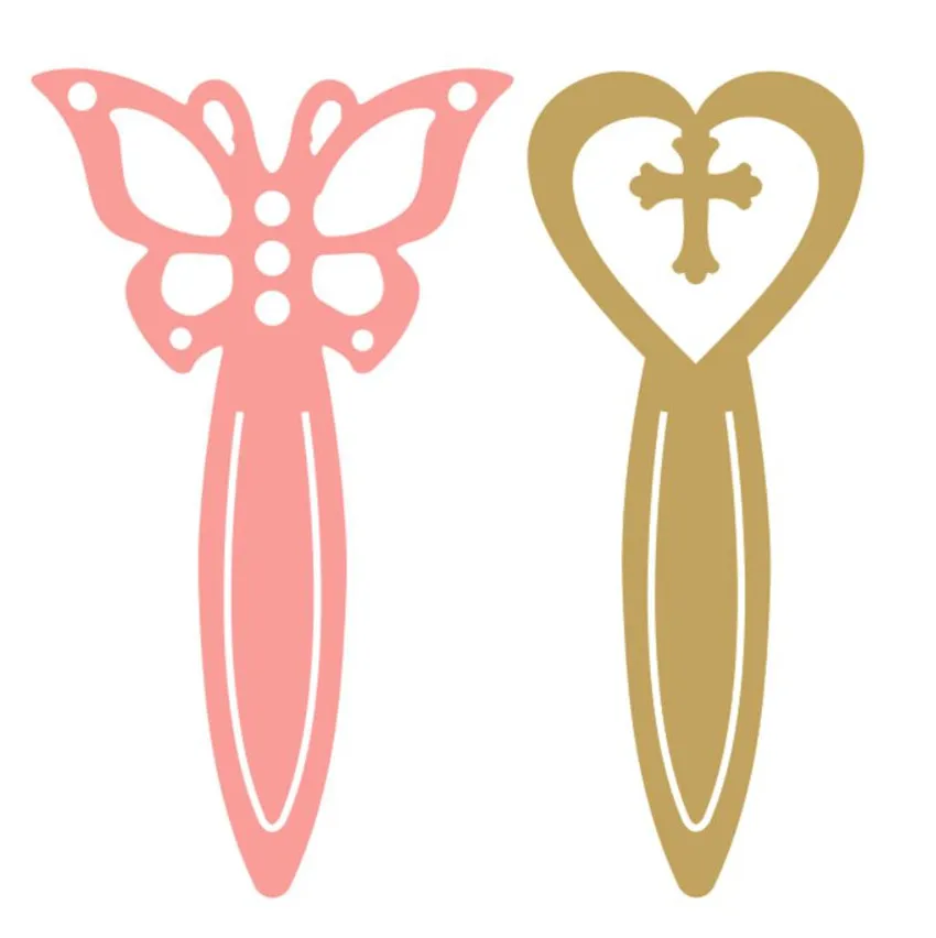 

2 Pcs Butterfly/Heart Cross Shapes Metal Cutting Dies Stencils for DIY Scrapbooking Paper Cards Photo Album Decorative Embossing