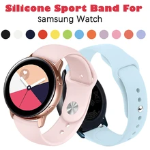 Silicone Sfot Band Strap for Samsung Gear s3 Galaxy Active Watch 42 46mm Band Gear S2 Class Quick Release WatchBand 20mm 22mm