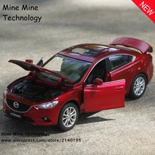 Double Horses 1 32 free shipping Mazda ATENZA Alloy Diecast Car Model Pull Back Toy Car