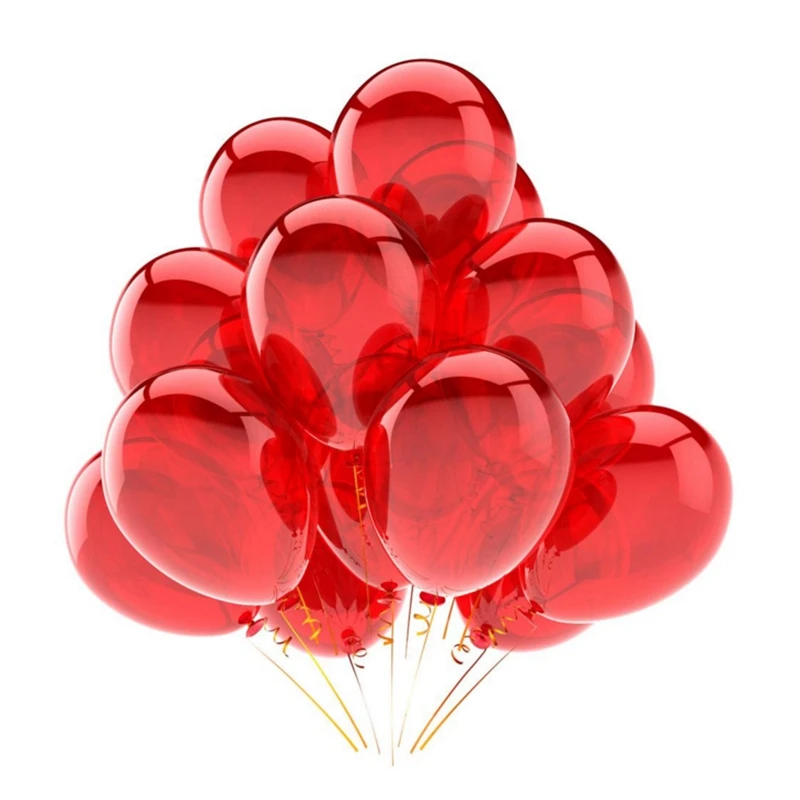 

Red Balloons 10pcs/lot 3.2g 12 Inch Latex Balloons Inflatable Wedding Decoration Globos Party Air Balls Happy Birthday Supplies