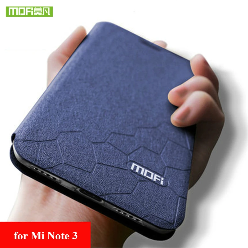 Mofi Flip Case for Xiaomi Note 5.7 Case Protective Cover for Xiaomi Mi Note 3 5.5 Inch Fundas Cas PU Leather Shield for Mi Note