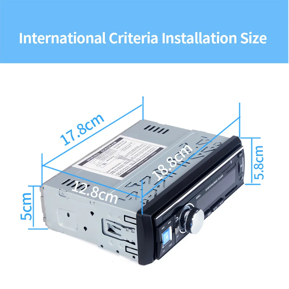 1 din автомобильный Радио BT 1068 стерео bluetooth беспроводной аудио mp3 рекордер usb sd aux