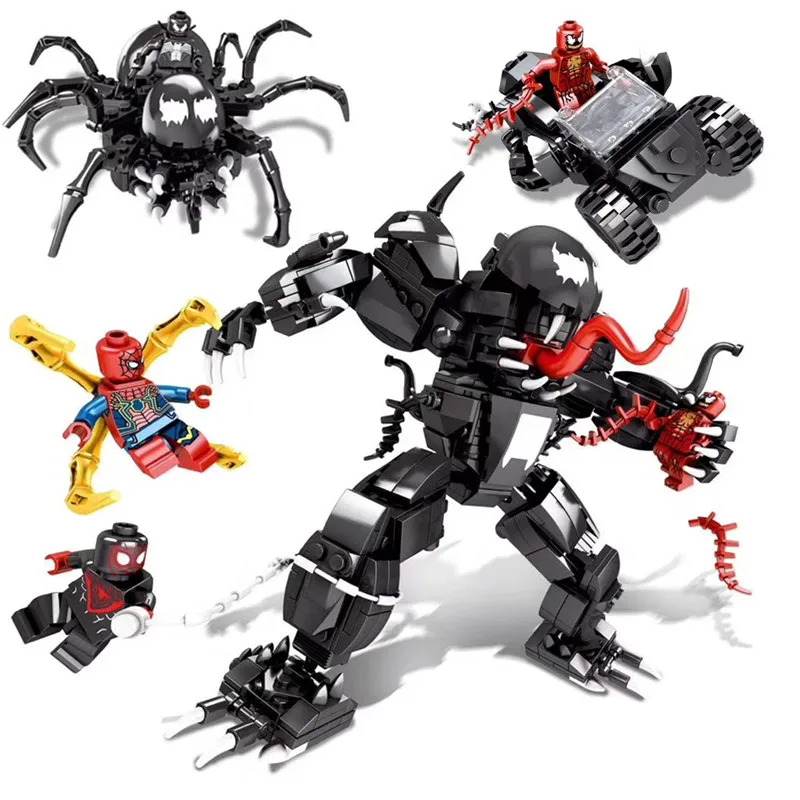 lego spiderman action figure lego robot