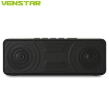 VENSTAR S207 Mini Bluetooth Беспроводной Динамик Встроенный 10 Вт Мощный сабвуфер 2800 мАч литиевых Батарея с микрофоном и AUX