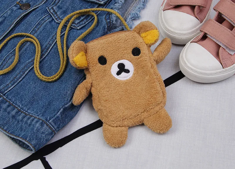 Японский domo kun Медведь Rilakkuma, плюшевый кошелек, кошелек для детей sumikko gurashi