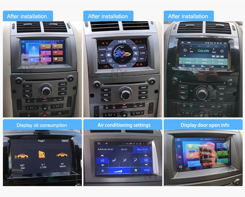 Clearance 7" HD Android 8.1 Car GPS Stereo For Peugeot 407 Auto Radio FM RDS DVD WiFi Navigation BT Audio Video Multimedia Backup Camera 3