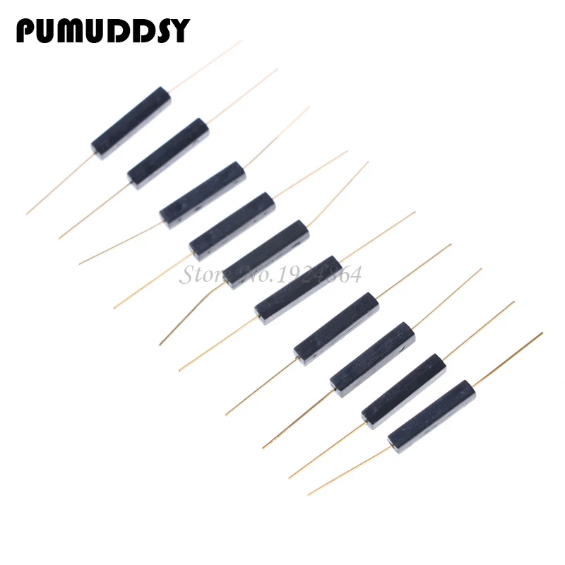 

5PCS Plastic Type Reed Switch 2 * 14 Normally Open Magnetic Control Switch GPS-14B Anti-Vibration/Damage Contact For Sensors