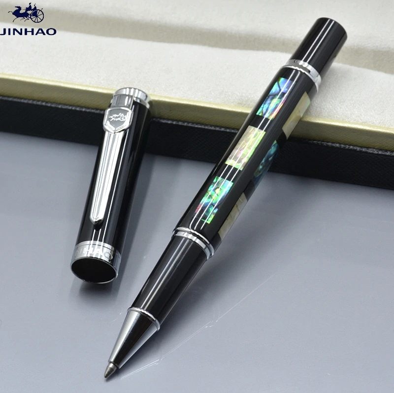 Jinhao 8802 уникальный В виде ракушки Вырезка шариковая ручка школьные канцелярские принадлежности Роскошный письменный шариковые ручки подарочные A6