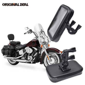 

Universal Waterproof Pouch Bag Motorcycle Support Phone Holder Bike Mount Phone Stand soporte movil moto for iPhone GPS