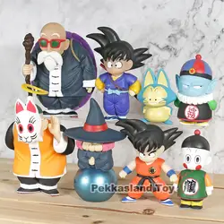 Игрушки Dragon Ball Gohan Chiaotzu Puar Pilaf Uranai Baba Мастер Роши Сон Гоку фигурка ПВХ Коллекционные Фигурки 4 шт./компл