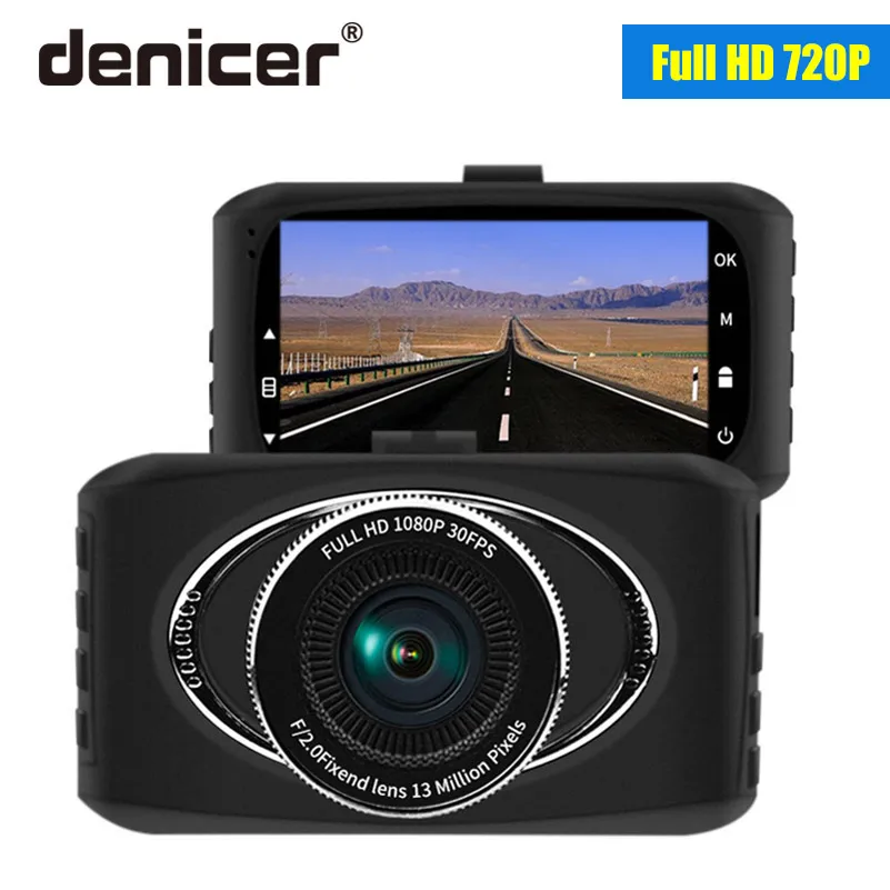 Denicer Car Cvr Camera Camcorder 720P Dash camera Автомобильный регистратор DVRs 100 градусов