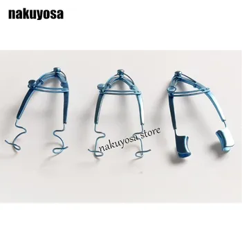 

3pcs Titanium Microscopic Ophthalmic Instrumen Adjustable eyelid stretcher propped eyelid open stretcher seal can be fixed