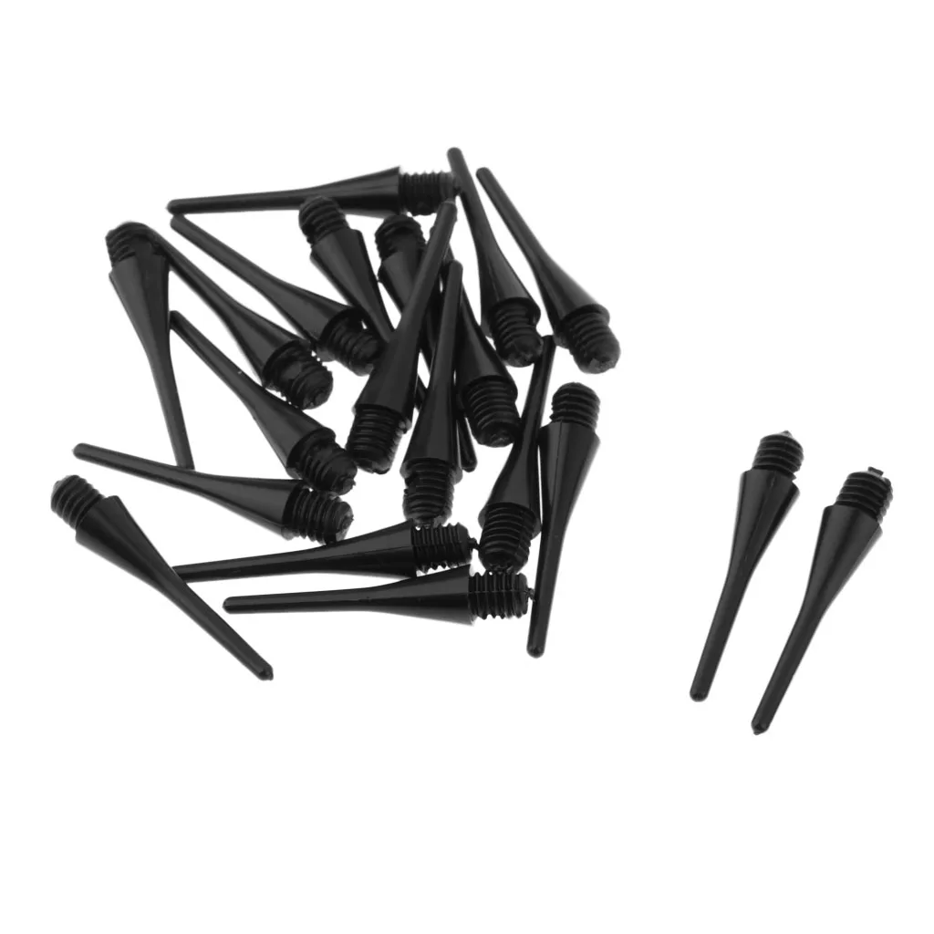 (Pack of 20) 2BA Thread Soft Tip Dart Points for Electronic Dartboard Indoor Game Dart Boards Target Backboard Supplies