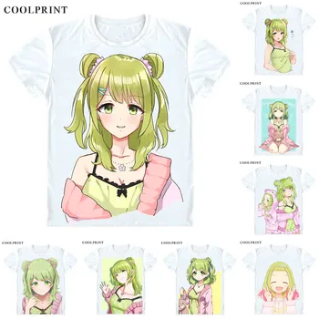 

Morinaka Kazaki T Shirt Virtual Youtuber Vtuber Artificial Intelligence AI Custom Casual Cosplay T-Shirt Short Sleeve TShirt