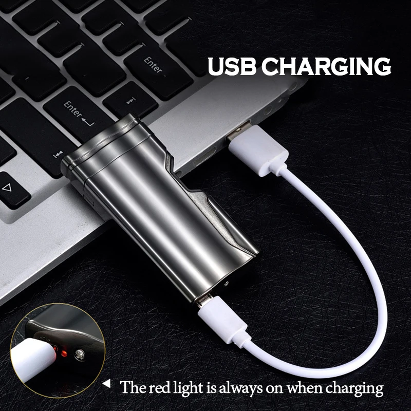 Импульсный дуга Зажигалка USB Перезаряжаемые Беспламенного плазменная