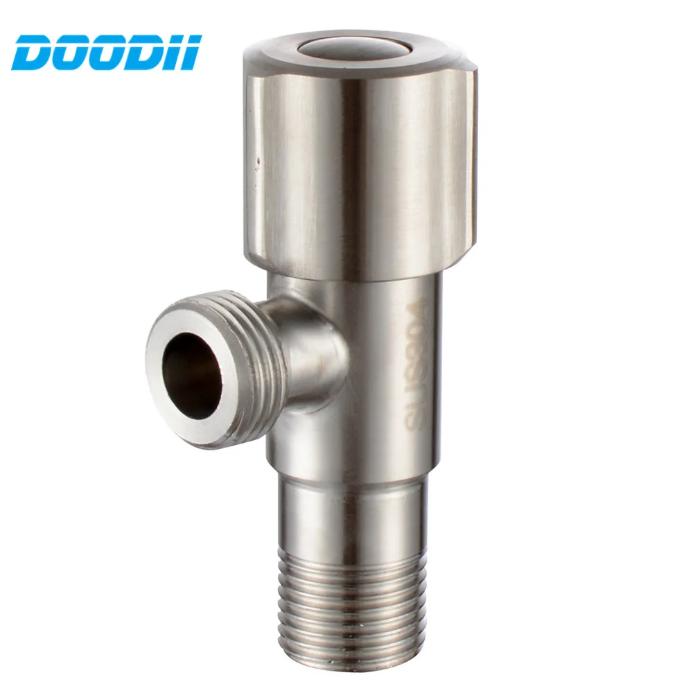 DooDii Angle Valves SUS304 Stainless Steel Brushed Kitchen Bathroom