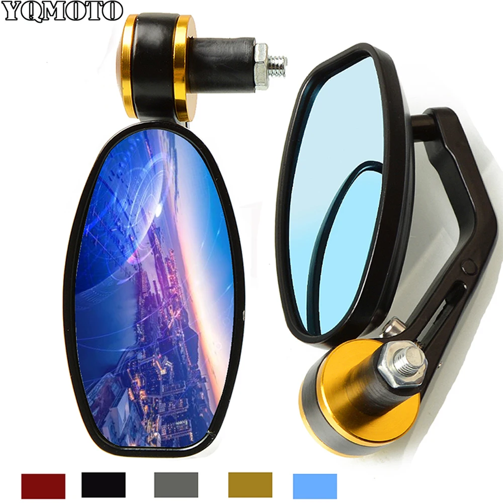 

Motorcycle Scooter Rearview Mirror handlebar mirrors moto accessories for Suzuki Kawasaki Honda KTM BWM triumph buell cafe racer