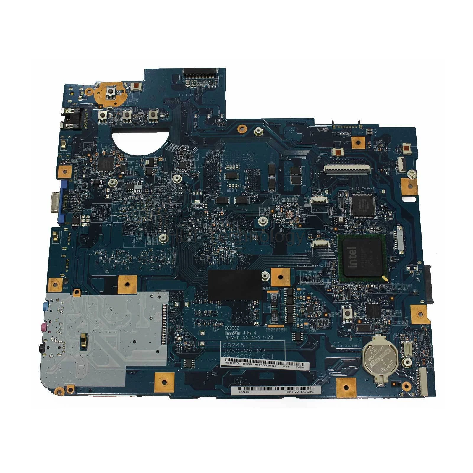 Материнская плата для ноутбука ACER ASPIRE 5738 5338 JV50-MV 08245-1 48.4CG01.011 MBP5601007 MB. P5601.007 DDR3 PM45 Проверка прошла успешно