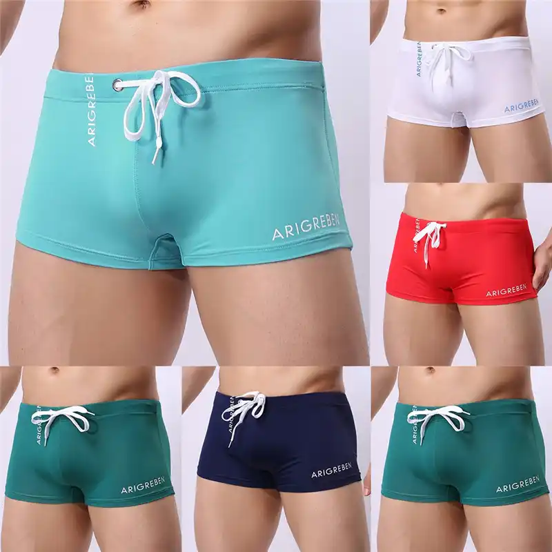 boxer brief style swimwear