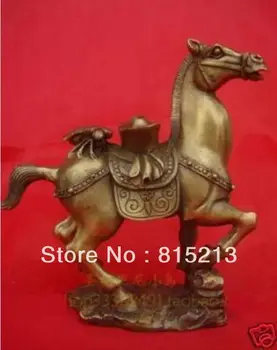 

wang 000122 Vintage Chinese Bronze Horse Figurine Statue 6"High