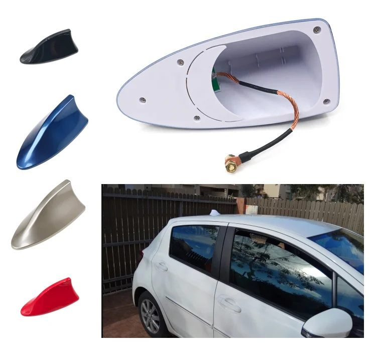 High quality car styling shark fin radio signal roof antenna auto parts for