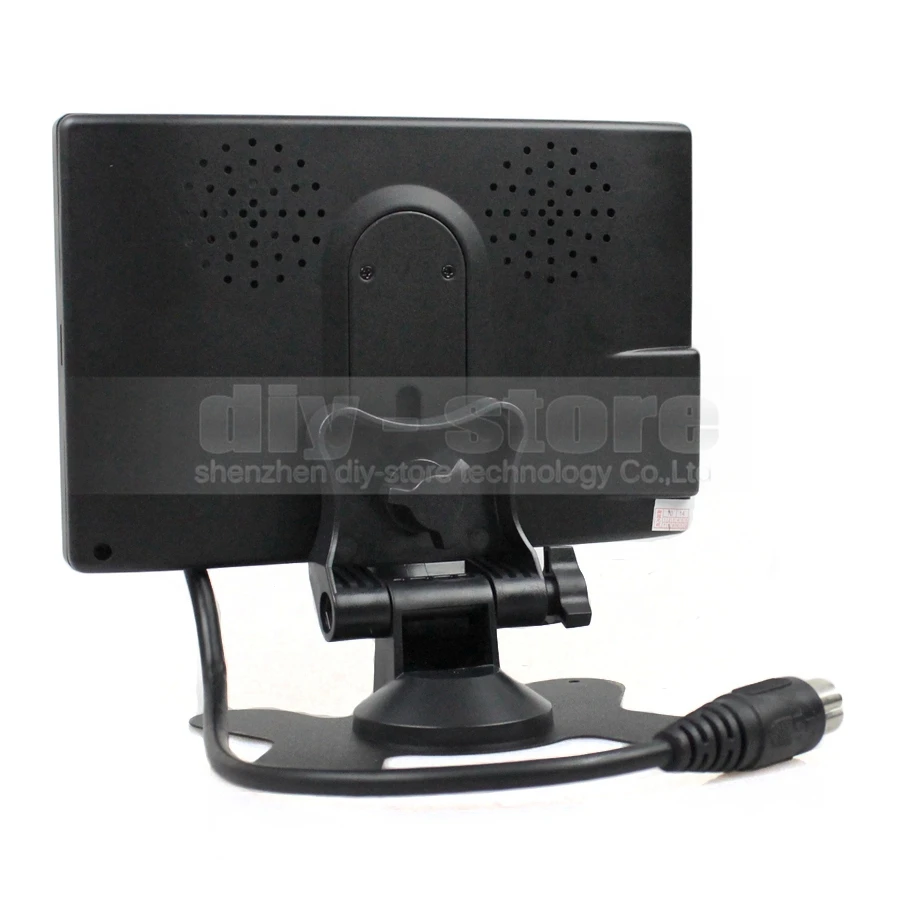 Монитор заднего вида DIYSECUR 800x480 7 дюймов 4 разделения камеры вида|monitoring system|monitor