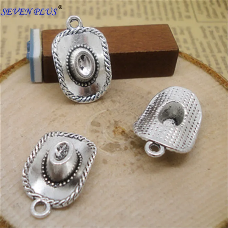 High Quality 20 Pieces/Lot 13mm*22mm Dallas Antique Silver Plated